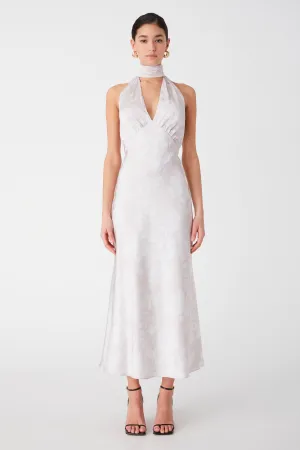 FEDERICA SATIN MIDI DRESS