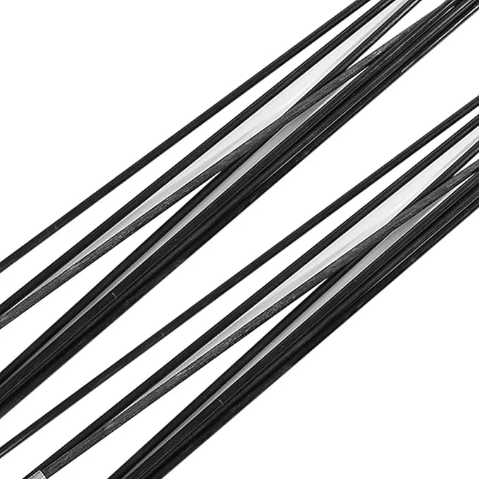 Fiberglass Tent Poles 3.96M, 2 Pieces Universal Fiber Glass Tent Rod Tarp Poles for Awnings, Portable Lightweight Replacement Poles for Camping, Hiking Accessories