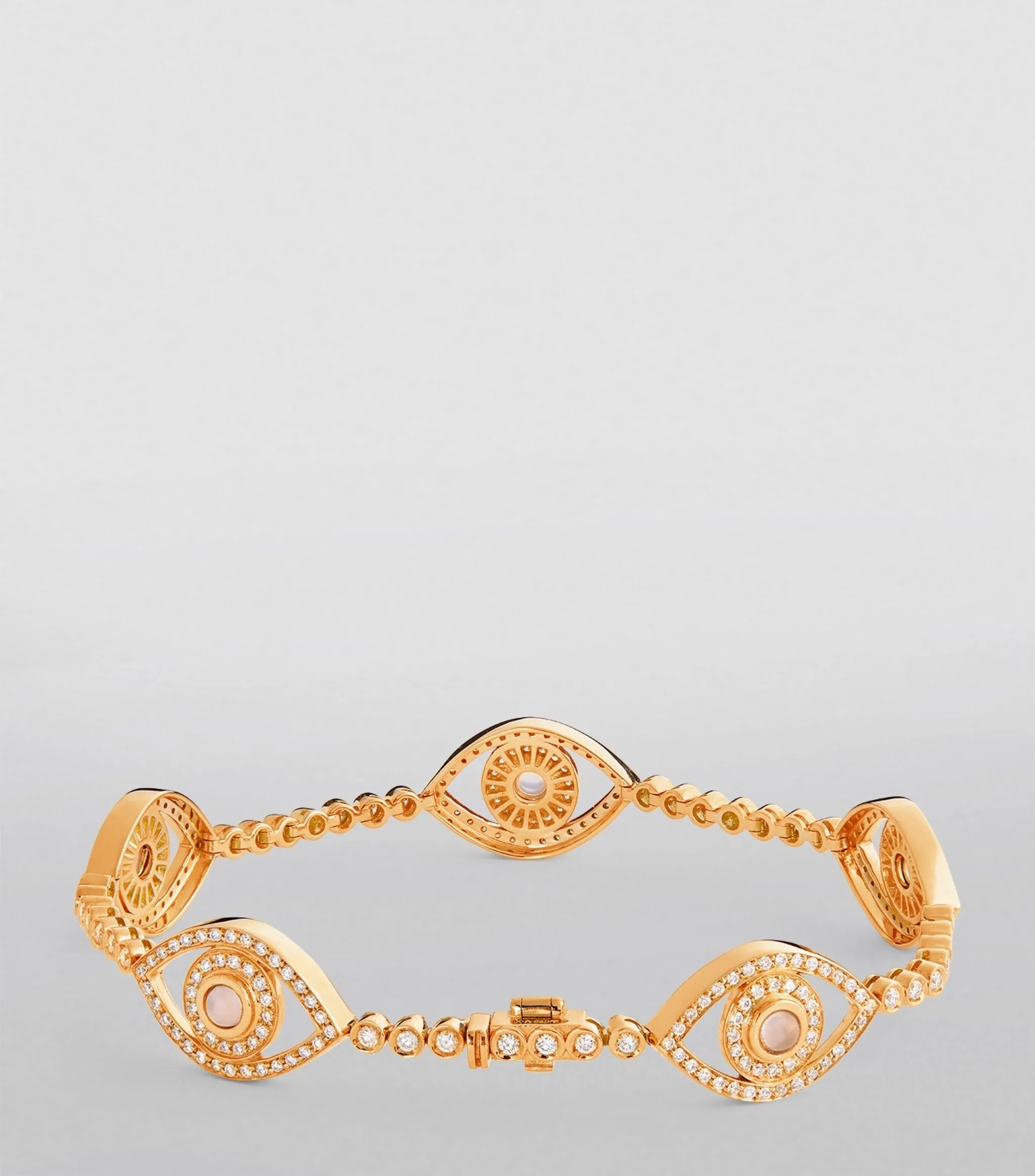 Five Mini Eyes Tennis Bracelet