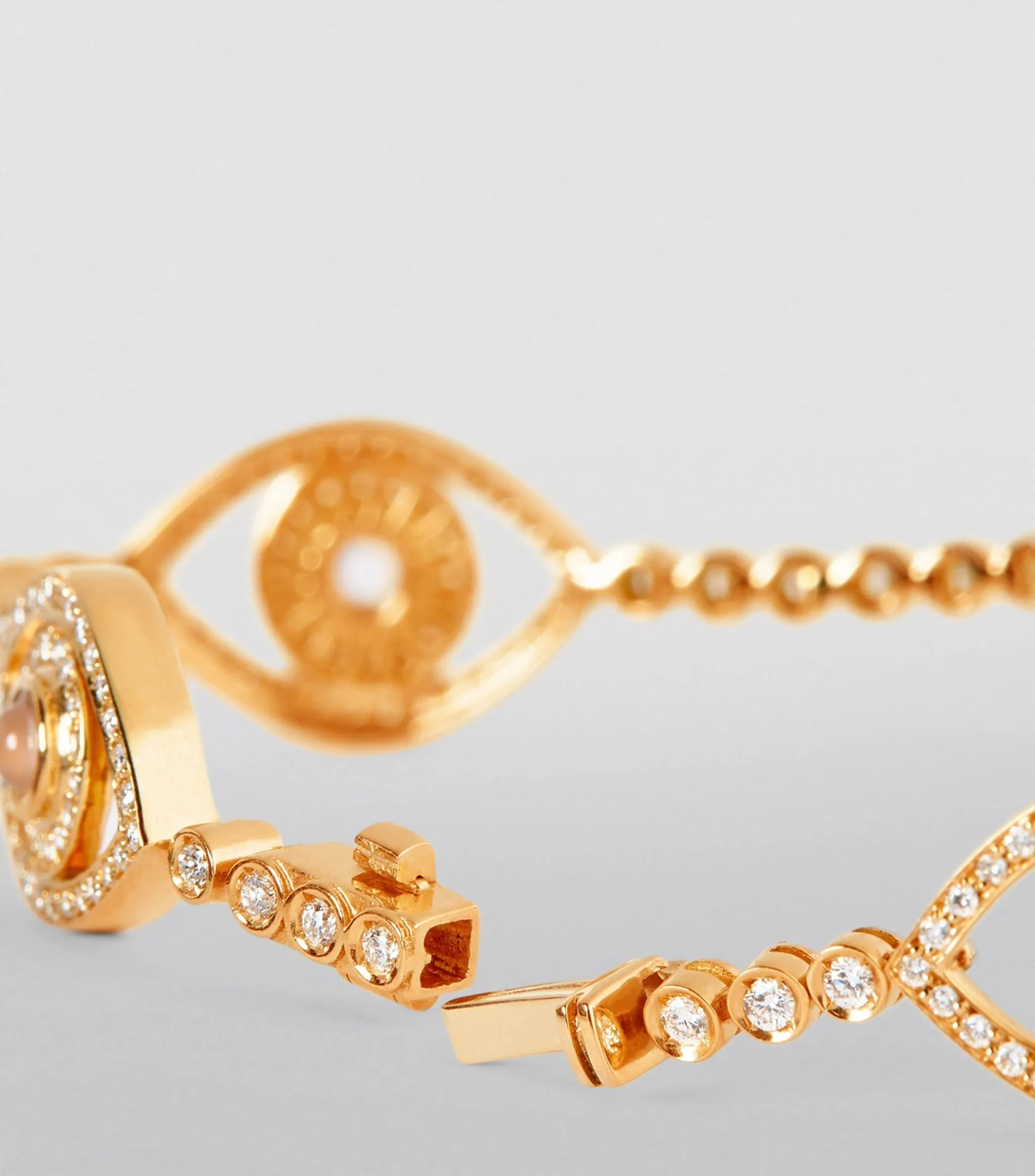 Five Mini Eyes Tennis Bracelet