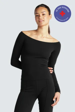 FLEEK1 OFF-SHOULDER LONG SLEEVE