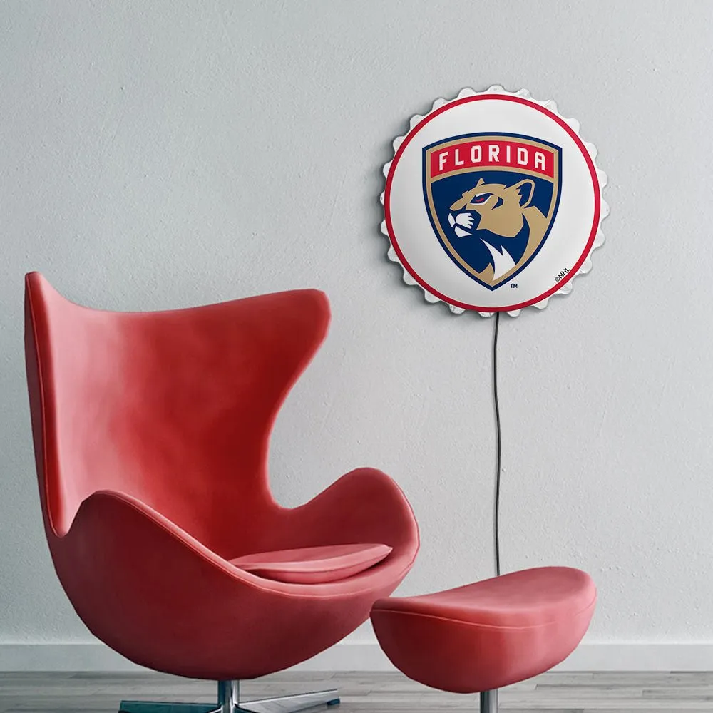 Florida Panthers: Bottle Cap Wall Light