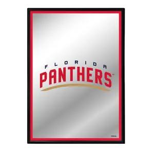 Florida Panthers: Logo - Framed Mirrored Wall Sign