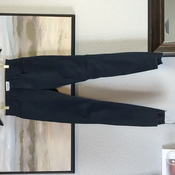 FRAME Le High Skinny Raw Stagger Jean Size 25