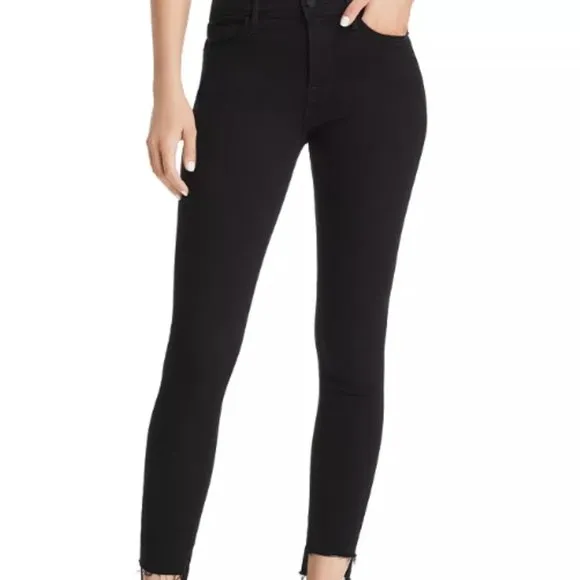 FRAME Le High Skinny Raw Stagger Jean Size 25
