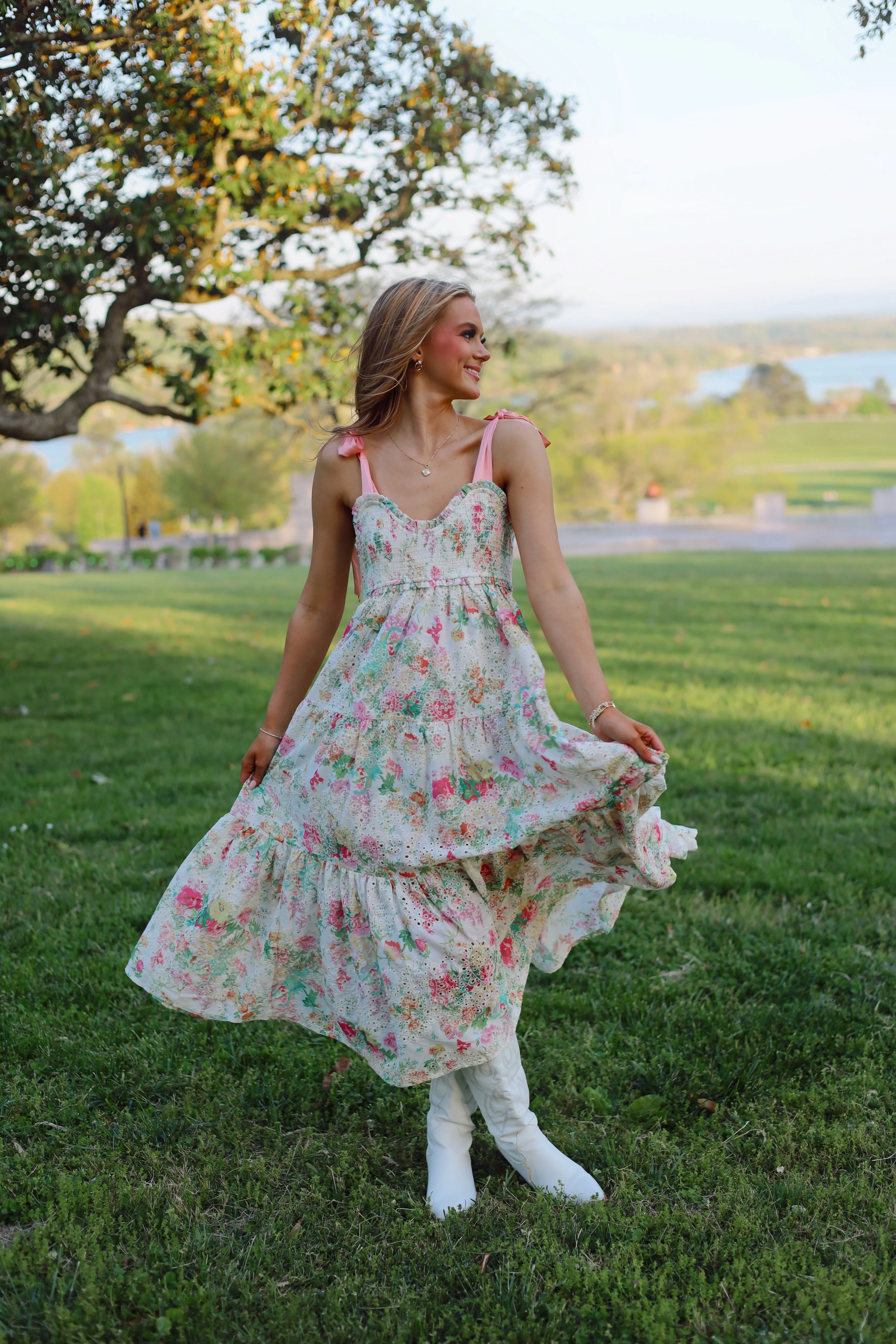 Fresh Flowers Maxi Dress