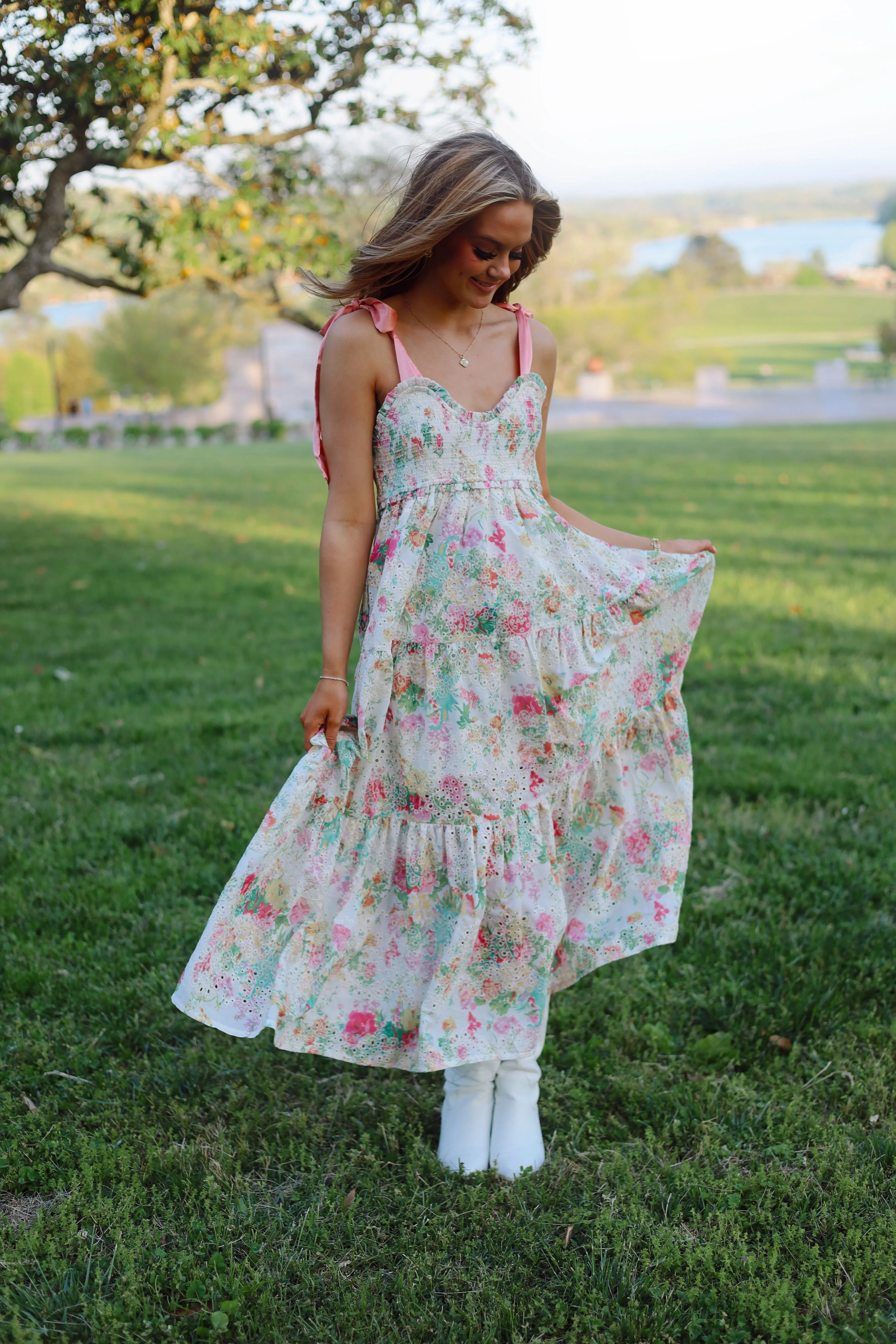 Fresh Flowers Maxi Dress