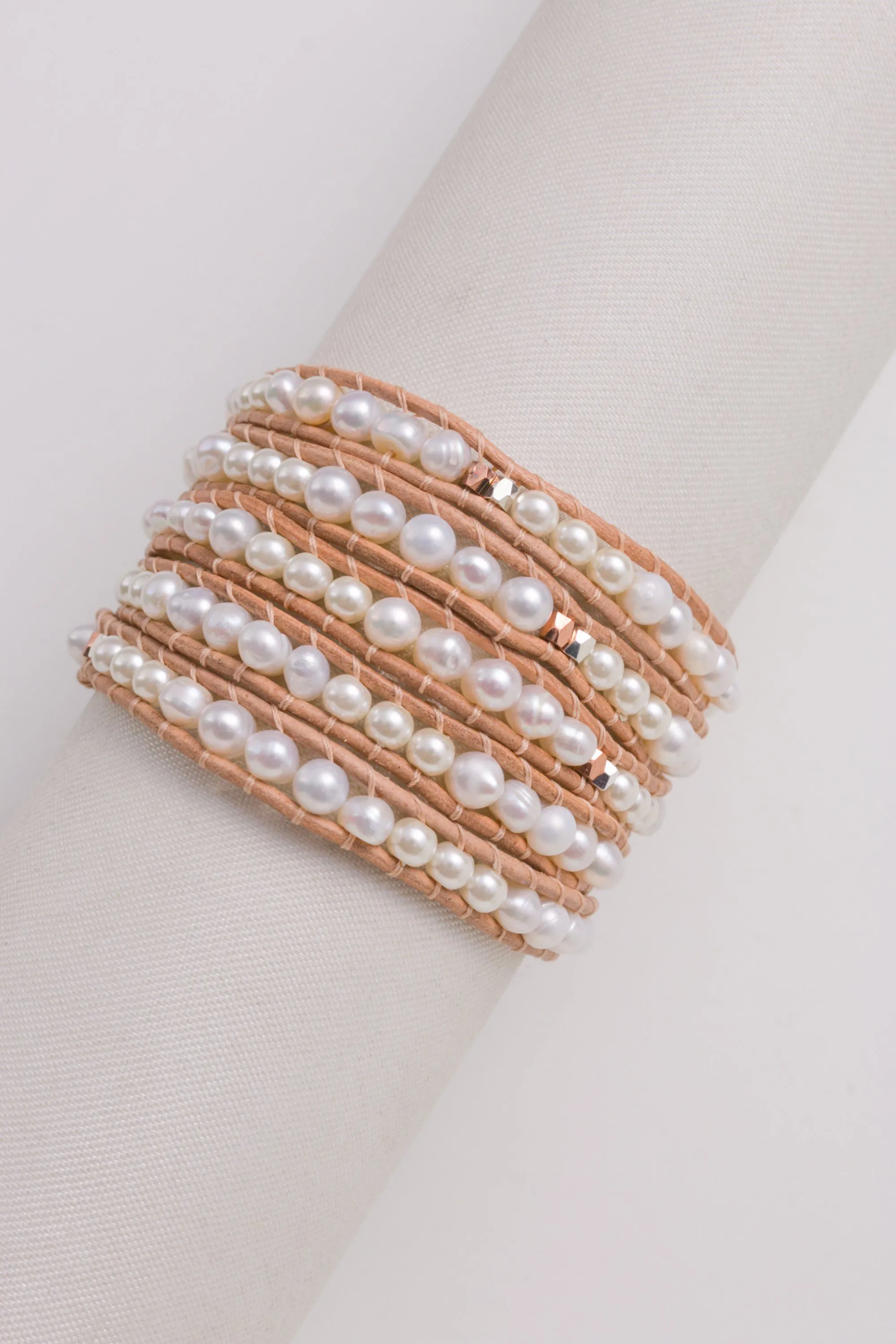 Freshwater Pearl Five Layer Wrap