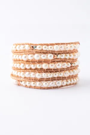 Freshwater Pearl Five Layer Wrap