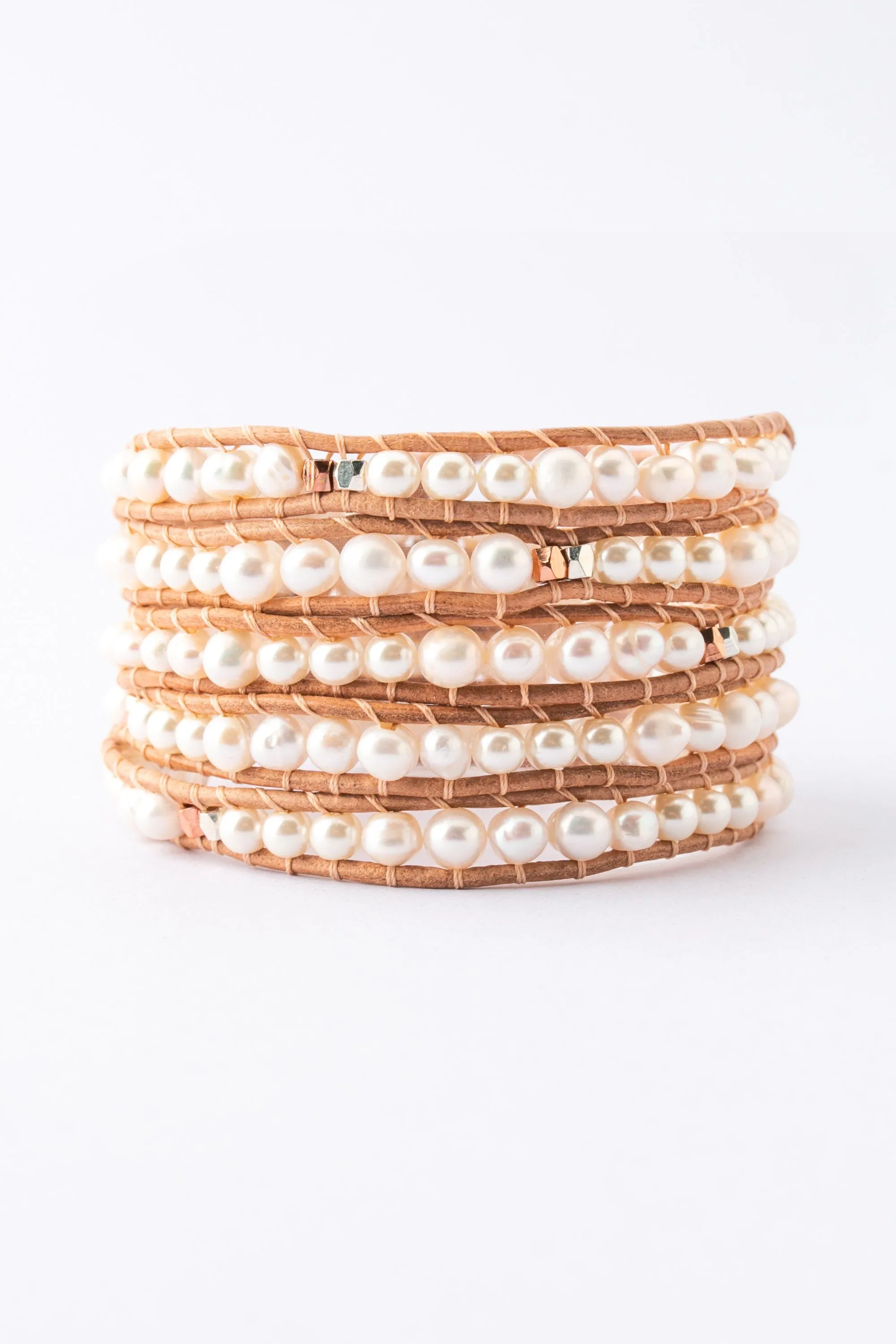 Freshwater Pearl Five Layer Wrap
