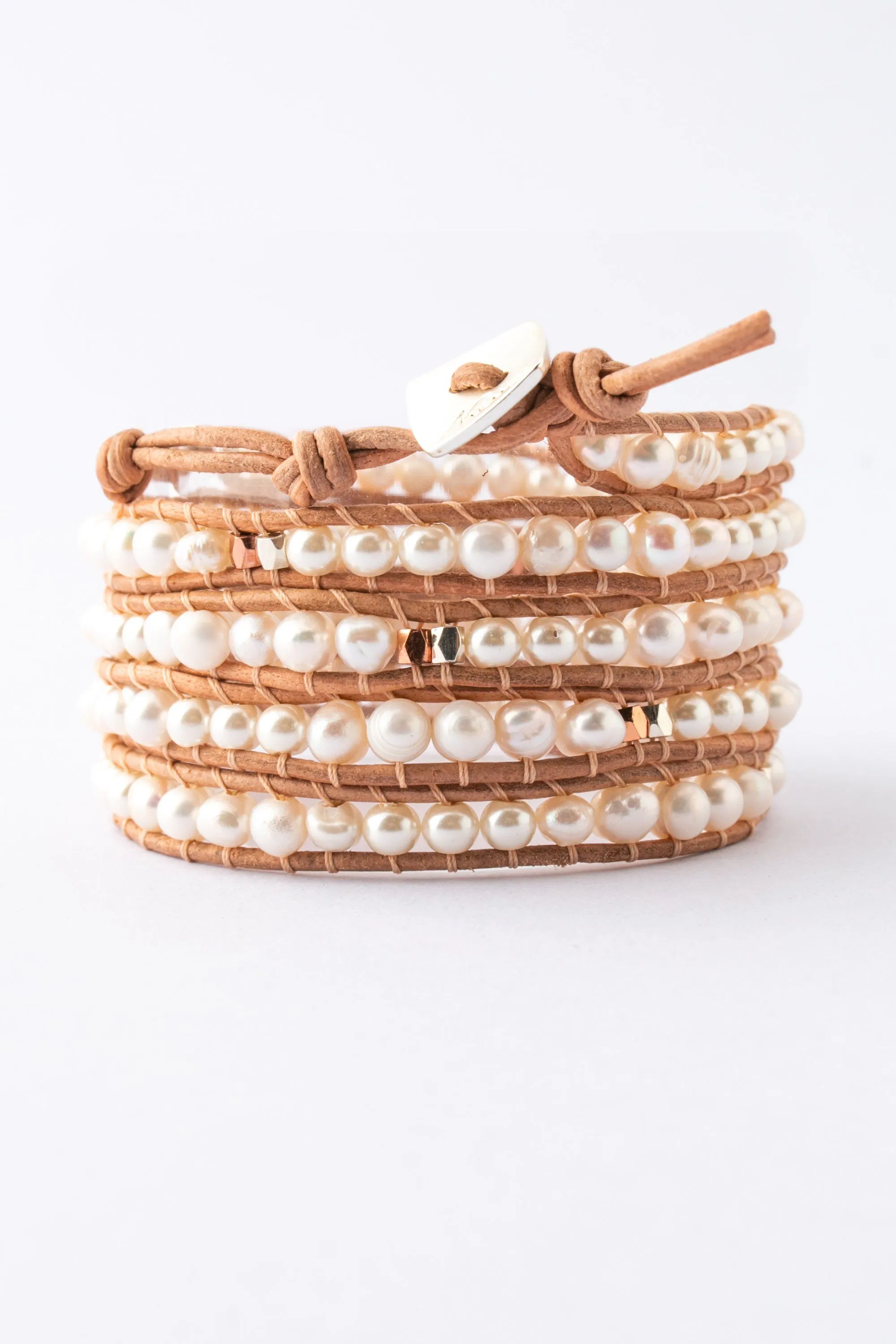 Freshwater Pearl Five Layer Wrap