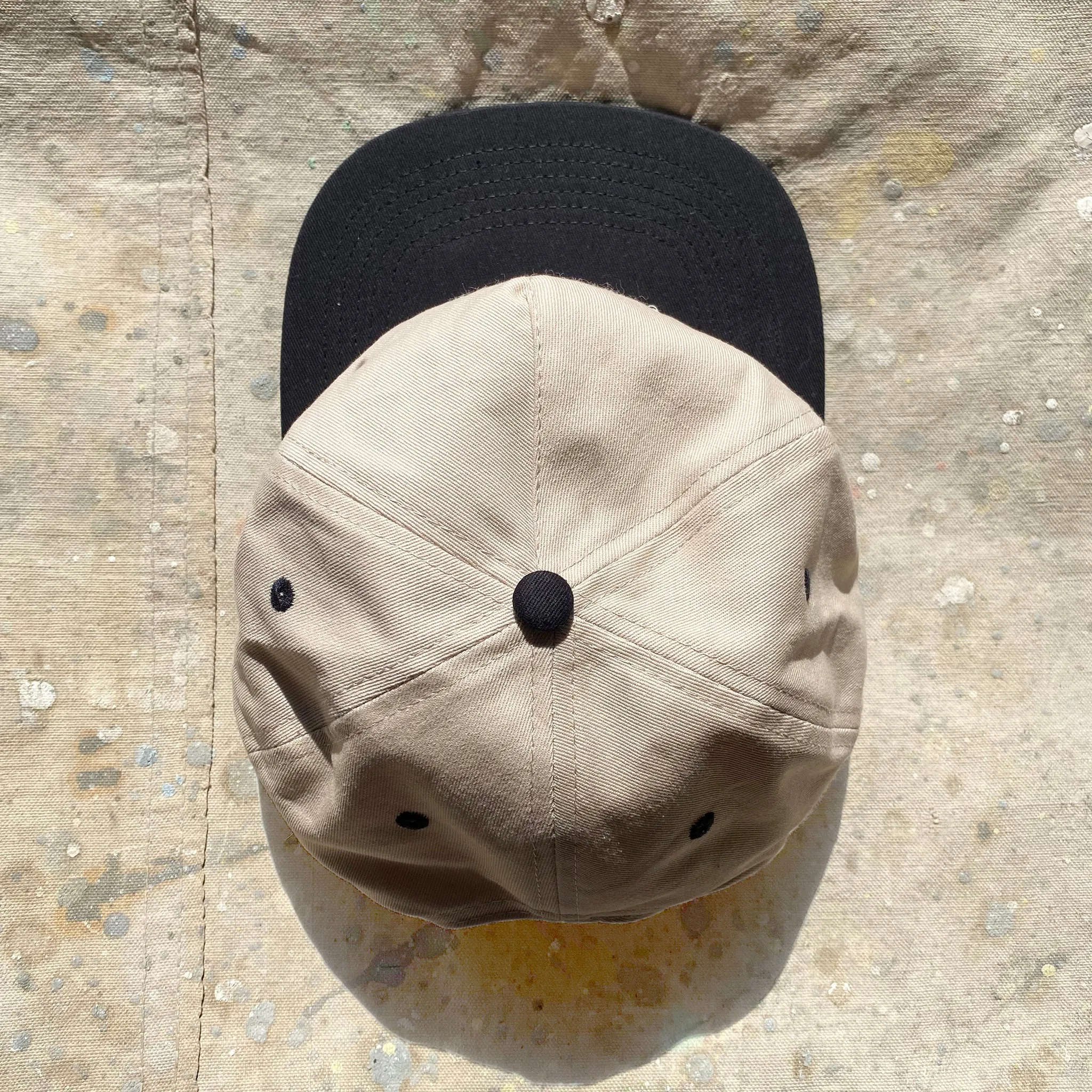 Fullmoon Patch Hat - Two-Toned BLK/NAT