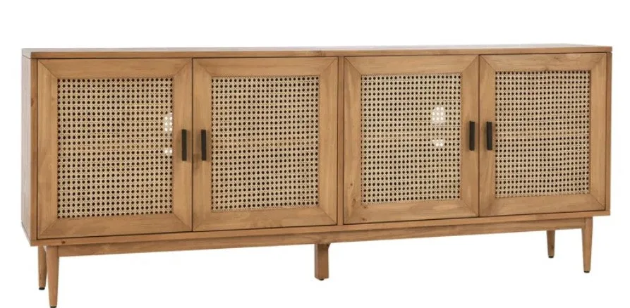 Genie Solid Wood 4 Door Sideboard