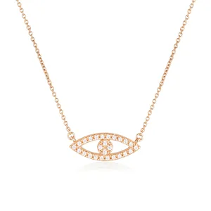 Georgini Rock Star Evil Eye Rose Gold Pendant