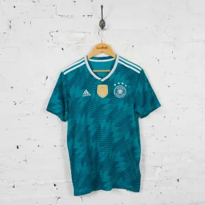 Germany Adidas 2018 Away Football Shirt - Green - L