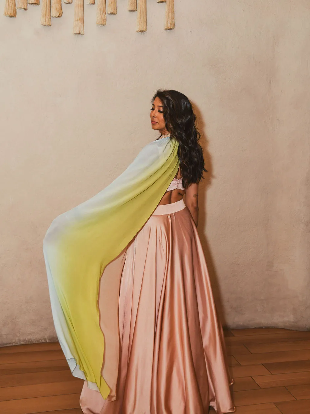 Gia Ombre Neck Drape