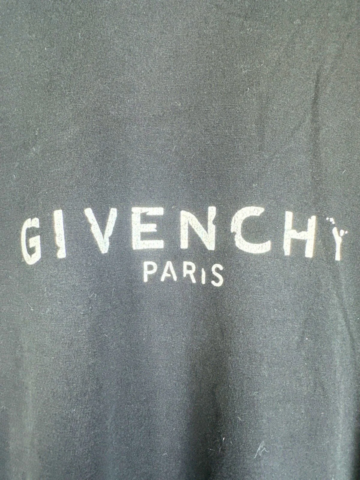 Givenchy Black Oversized Fit Logo T-shirt XL