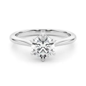Grace Round Diamond Solitaire Engagement Ring