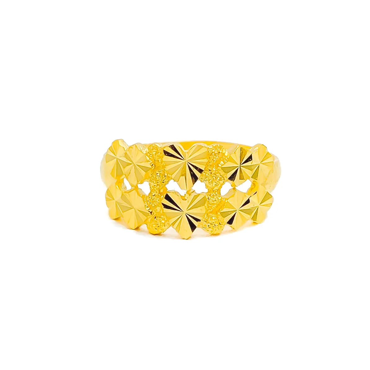 Graceful Contemporary 22k Gold Ring