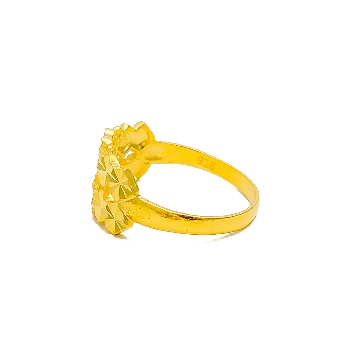 Graceful Contemporary 22k Gold Ring