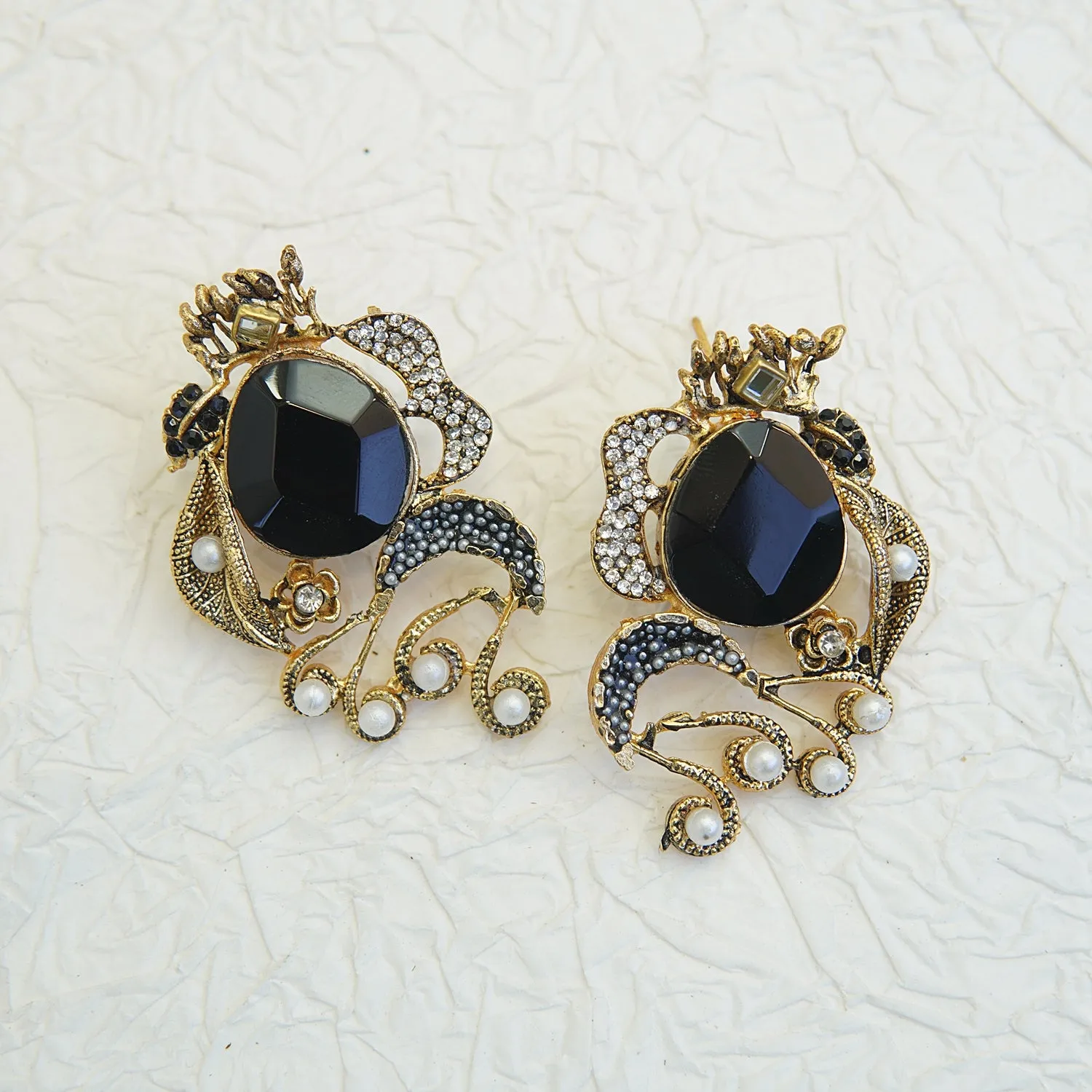 Graceful Gemstone Designer Earrings