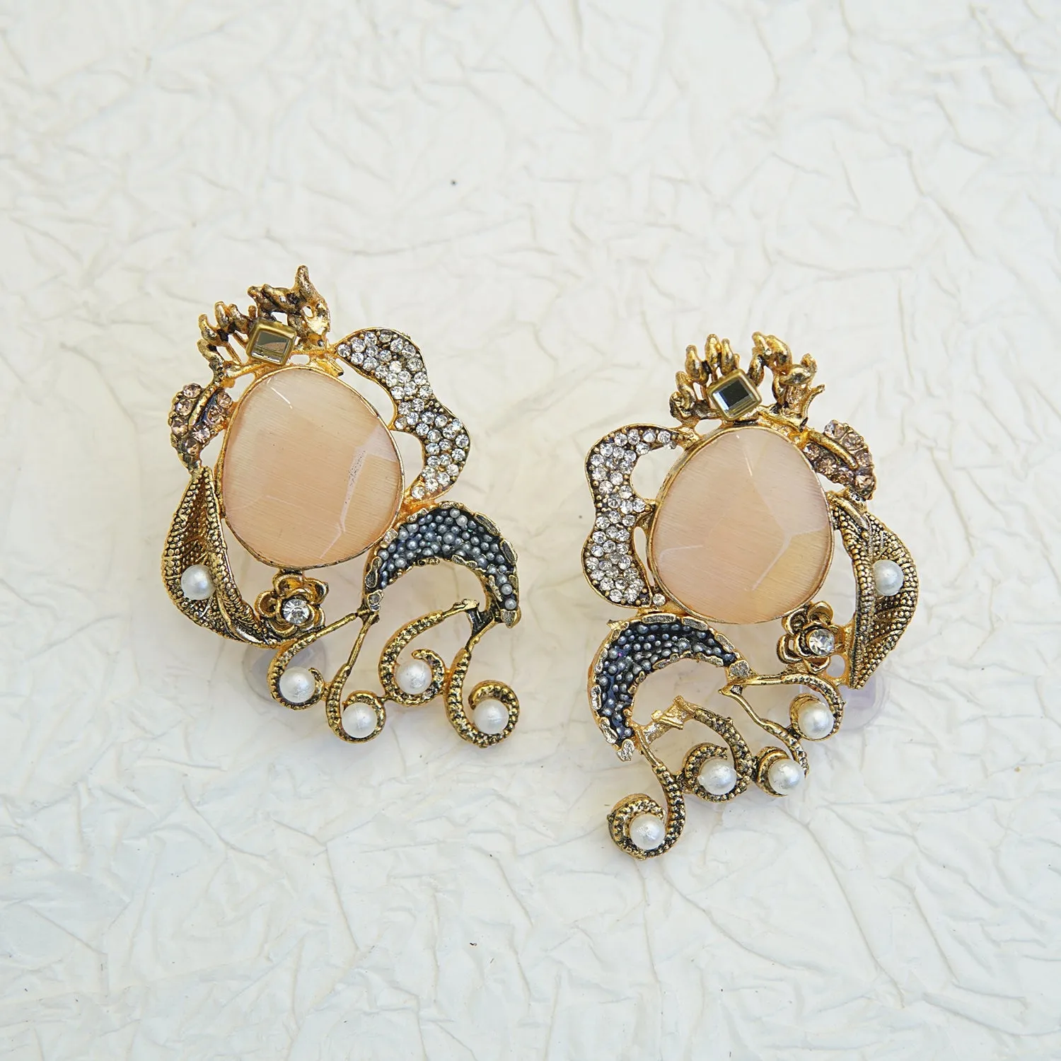 Graceful Gemstone Designer Earrings