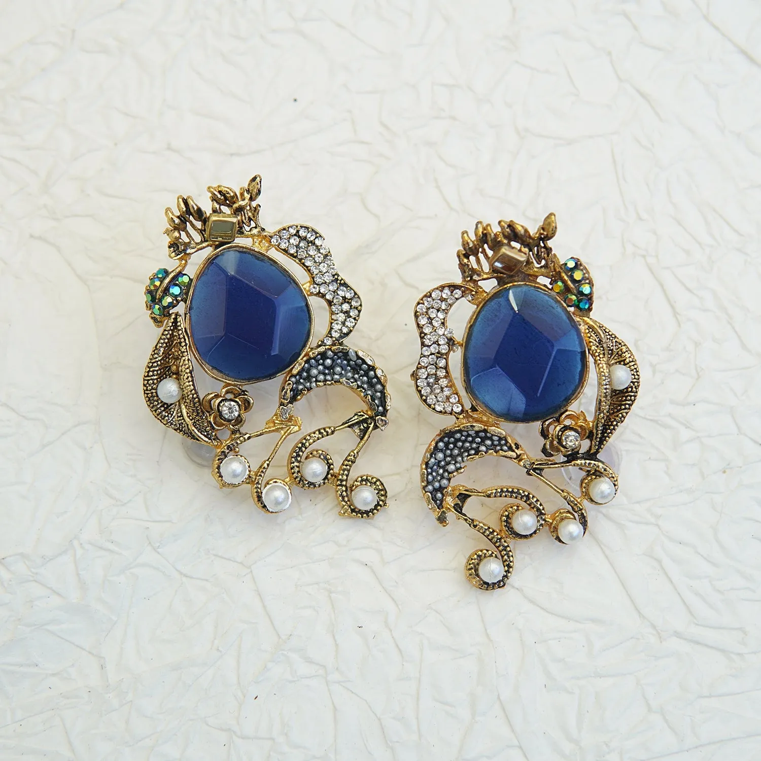 Graceful Gemstone Designer Earrings