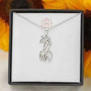 Graceful Love Giraffe Necklace