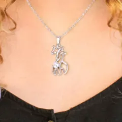 Graceful Love Giraffe Necklace