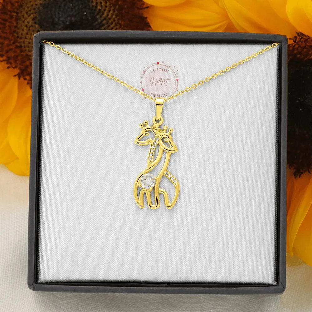 Graceful Love Giraffe Necklace