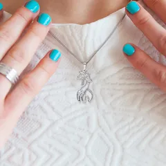 Graceful Love Giraffe Necklace