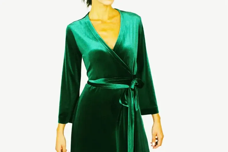 Green Velvet Jumpsuit