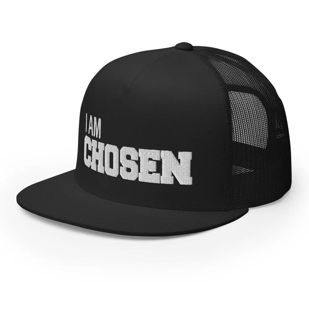 I AM Chosen (Black/ White Trucker Cap)