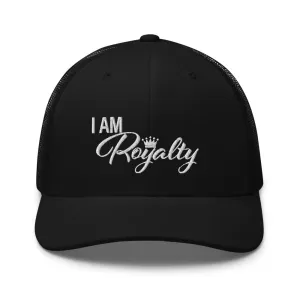 I AM Royalty (Black/ White Trucker Cap)