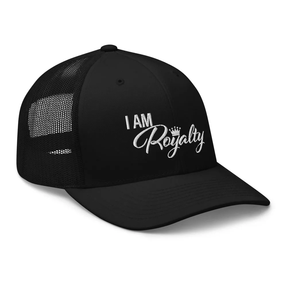 I AM Royalty (Black/ White Trucker Cap)