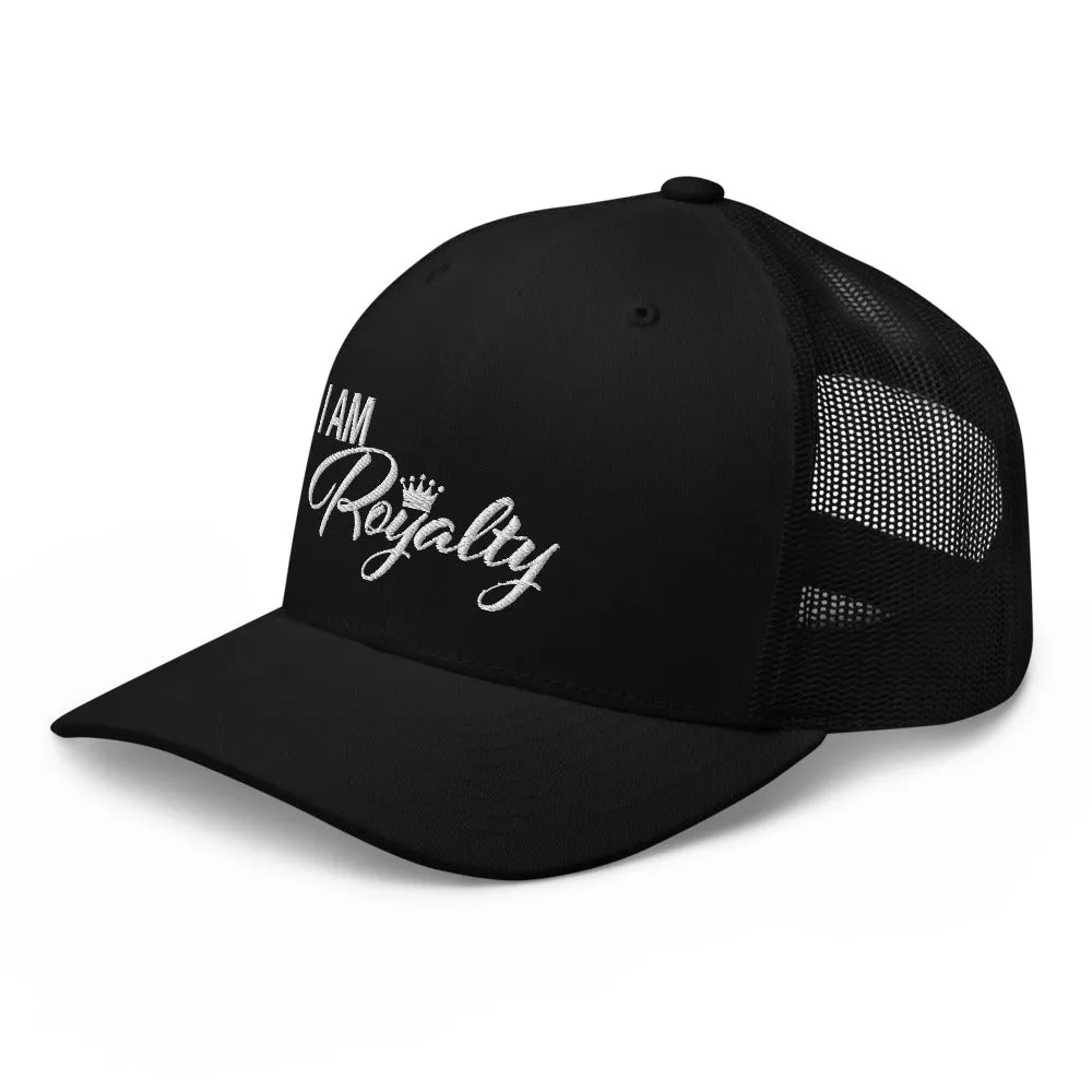 I AM Royalty (Black/ White Trucker Cap)