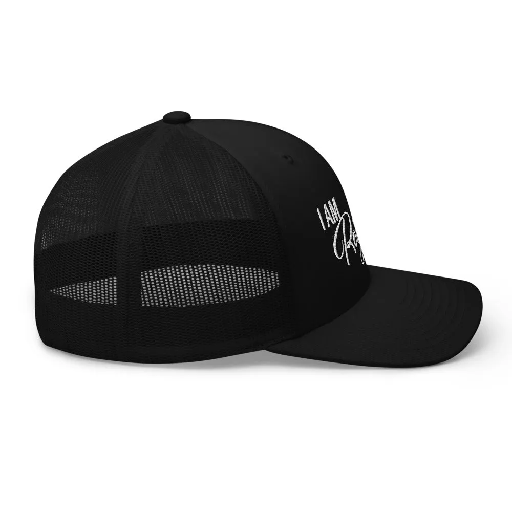 I AM Royalty (Black/ White Trucker Cap)