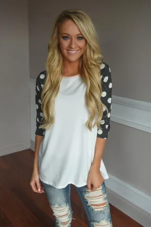 In the Groove Top ~ Charcoal