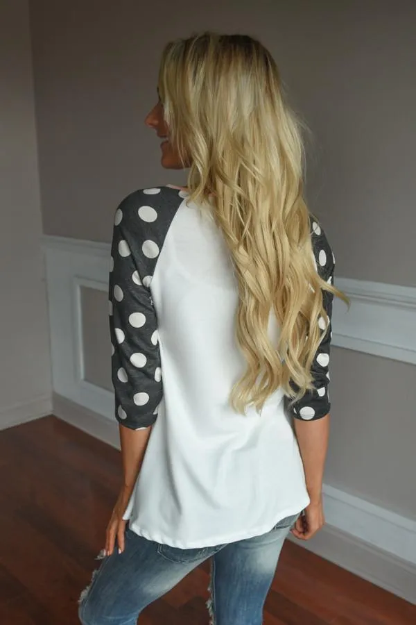 In the Groove Top ~ Charcoal