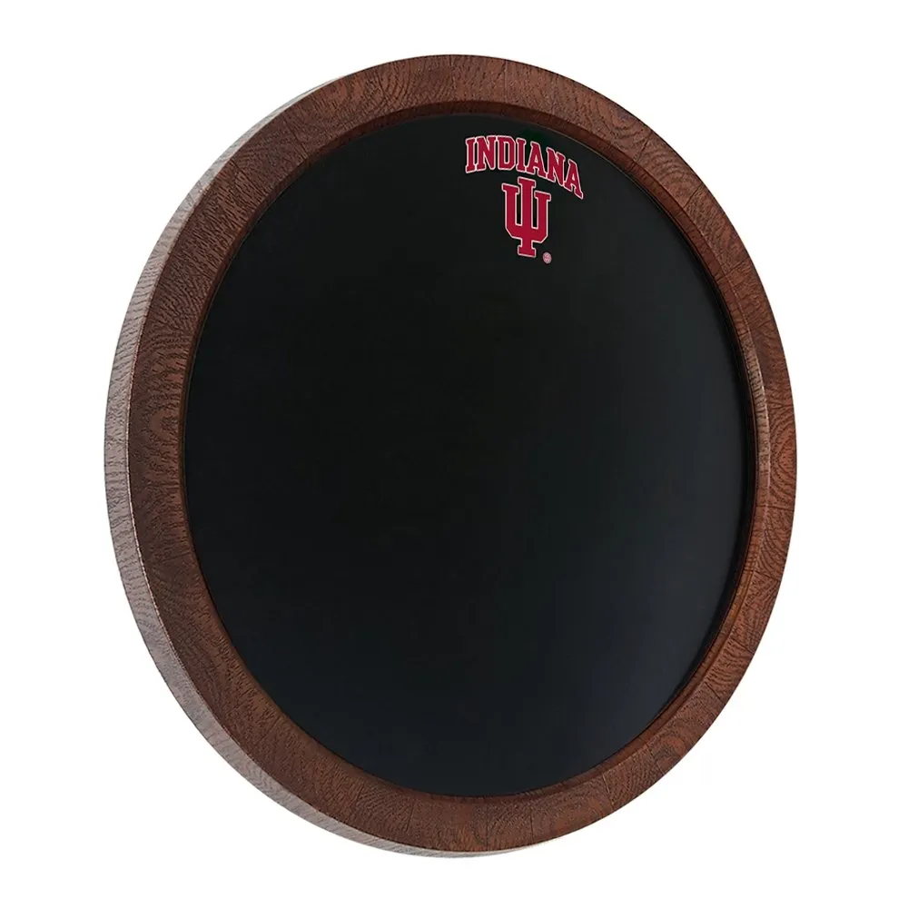 Indiana Hoosiers: Chalkboard "Faux" Barrel Top Sign