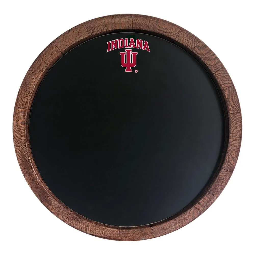 Indiana Hoosiers: Chalkboard "Faux" Barrel Top Sign