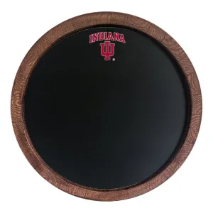 Indiana Hoosiers: Chalkboard "Faux" Barrel Top Sign