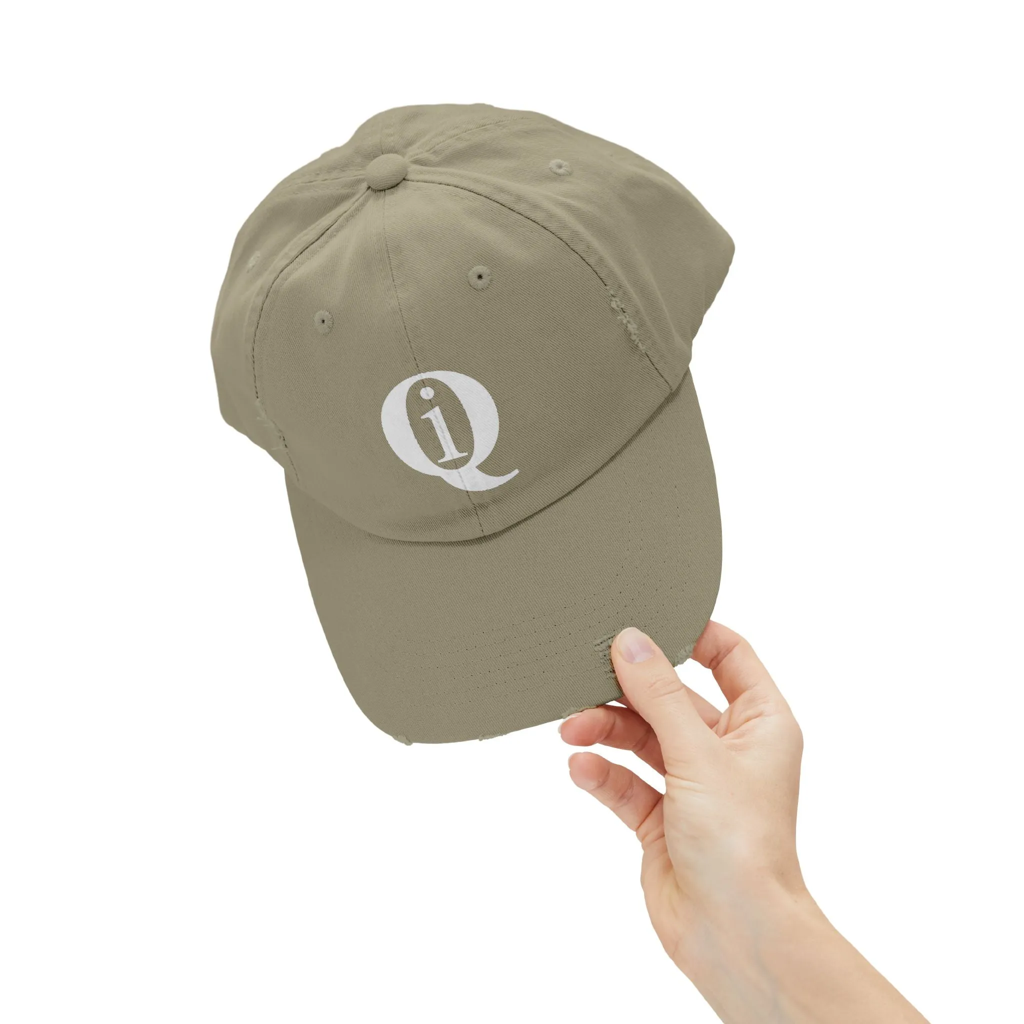 IQ Fashion | Unisex Distressed Cap