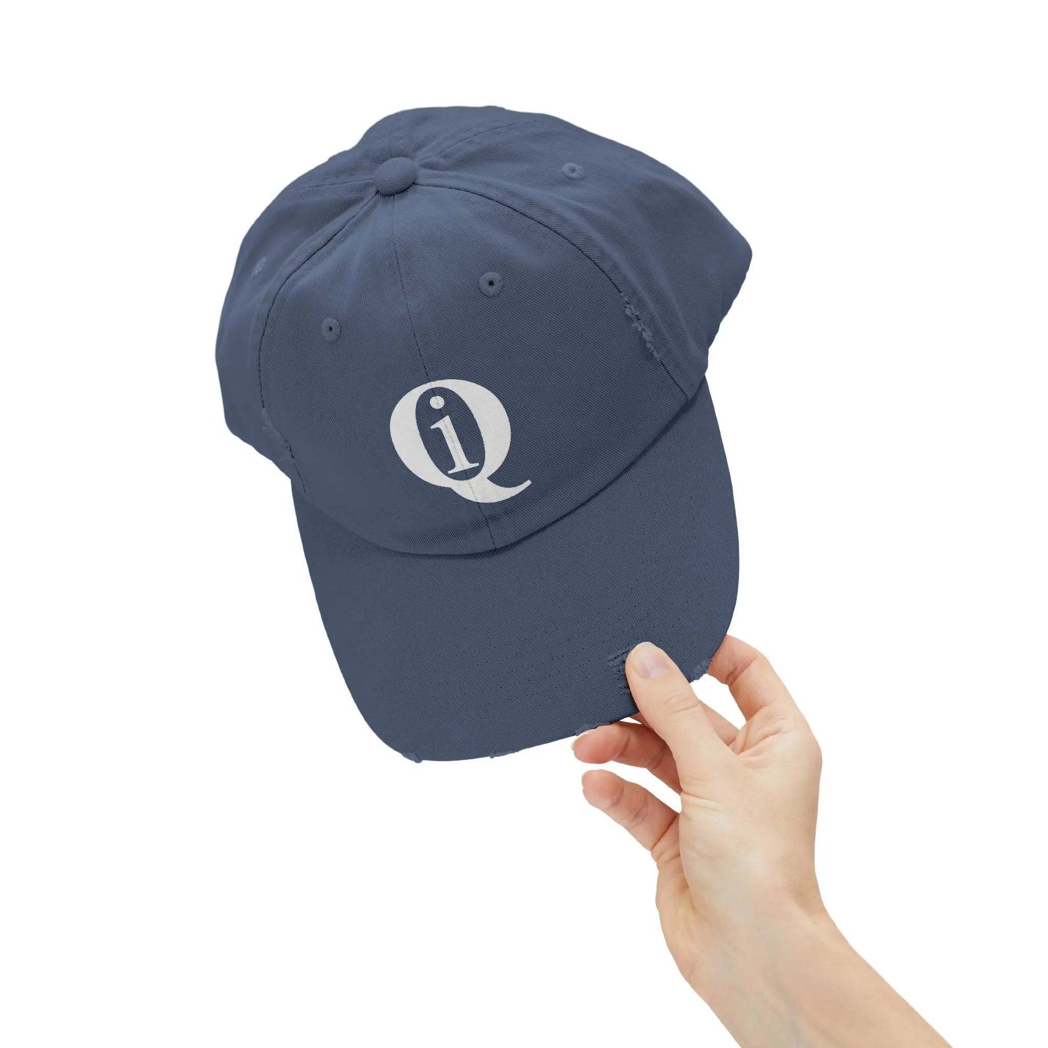 IQ Fashion | Unisex Distressed Cap