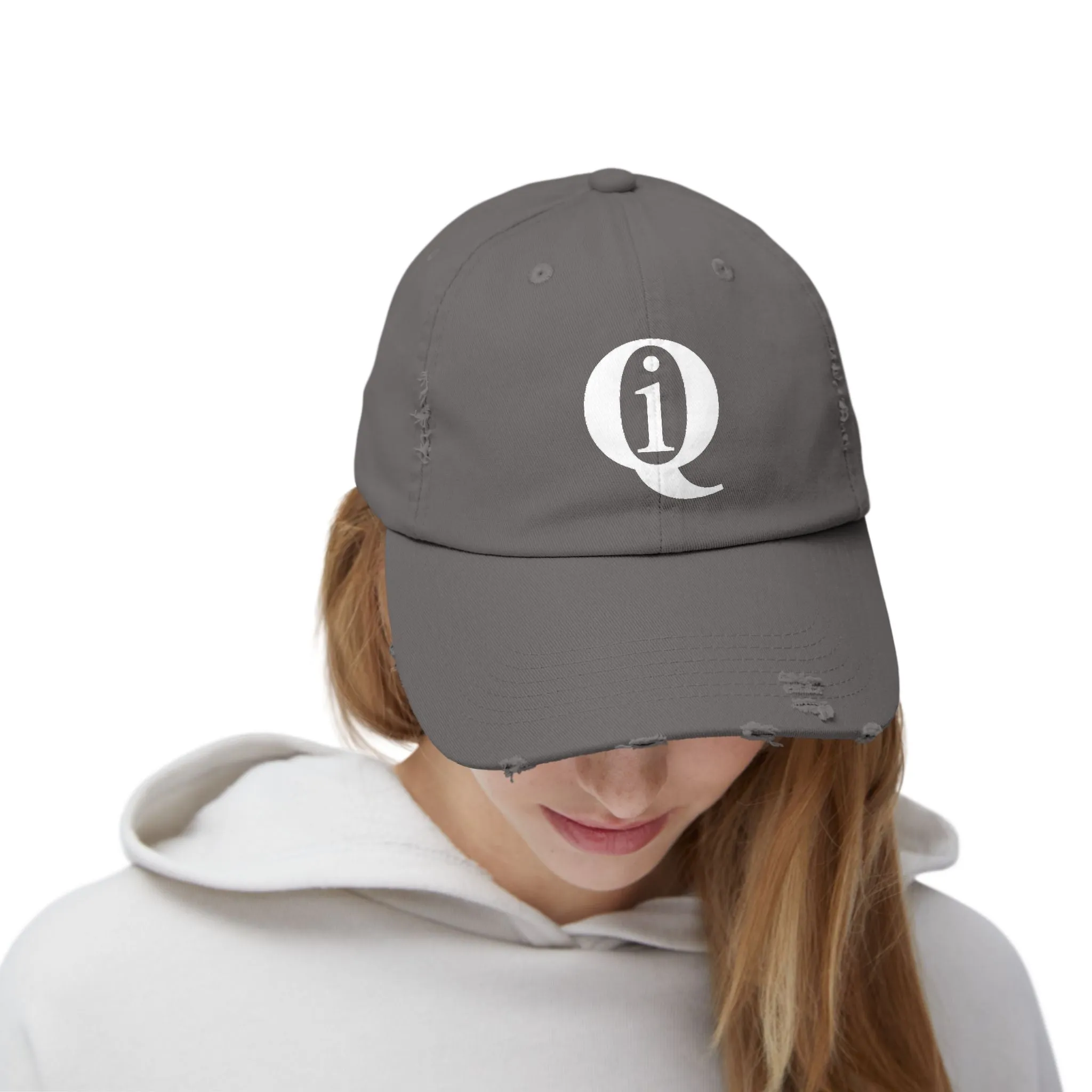 IQ Fashion | Unisex Distressed Cap