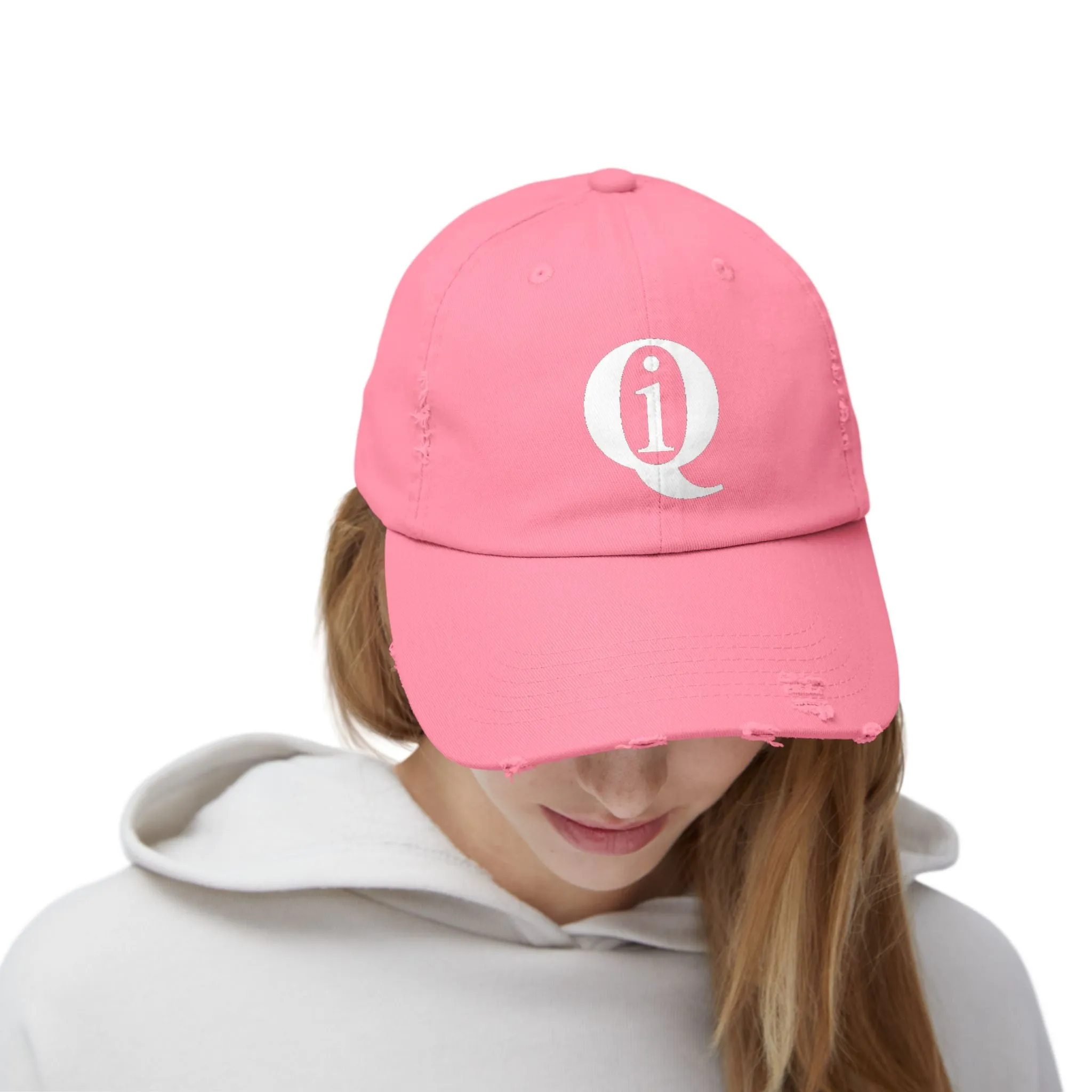 IQ Fashion | Unisex Distressed Cap