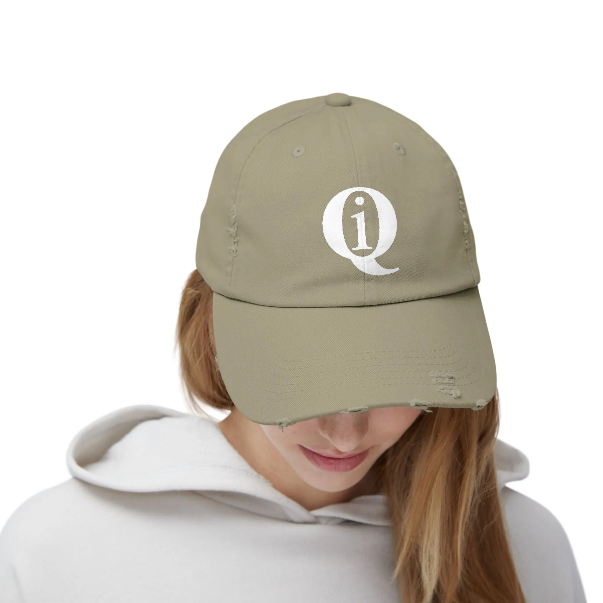 IQ Fashion | Unisex Distressed Cap