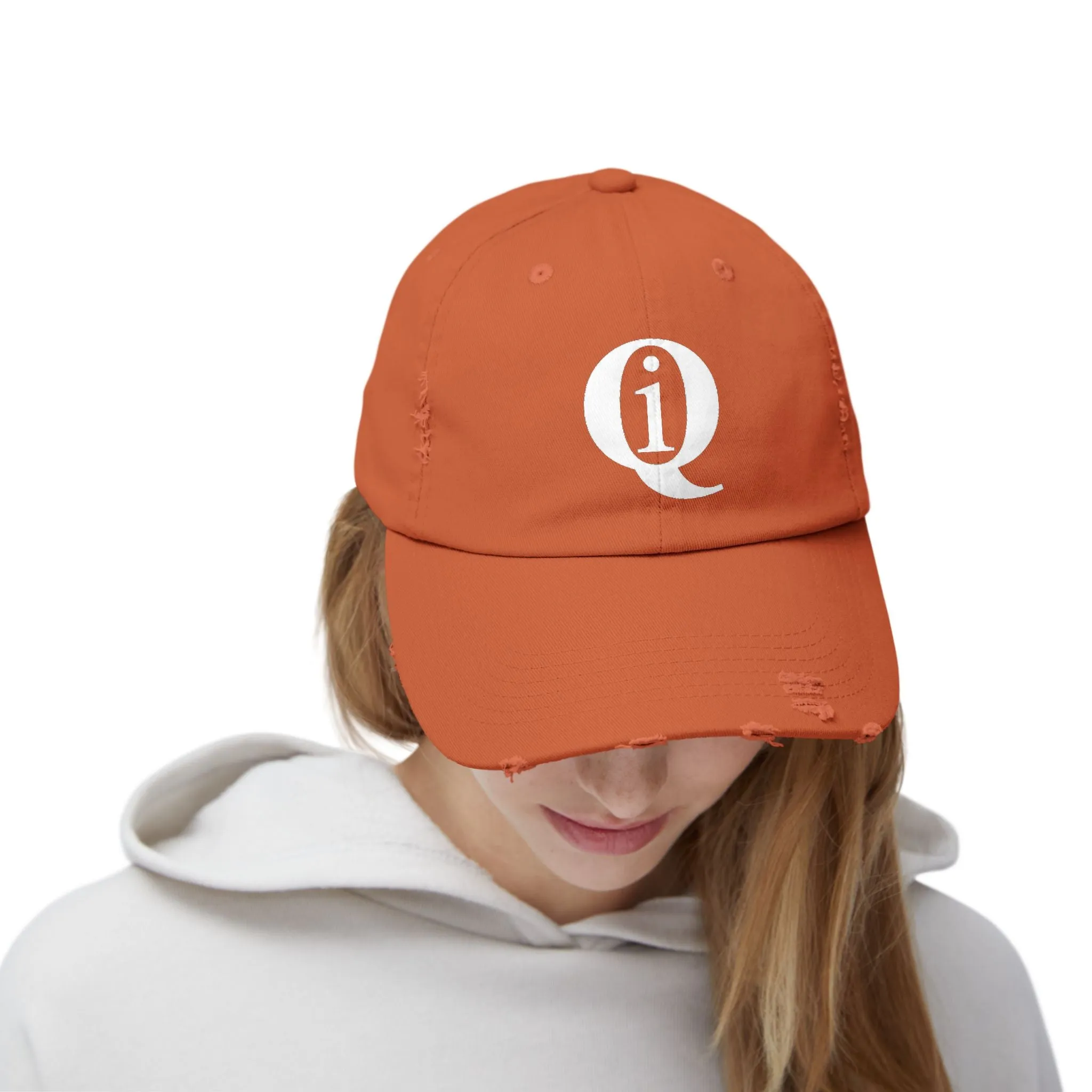 IQ Fashion | Unisex Distressed Cap