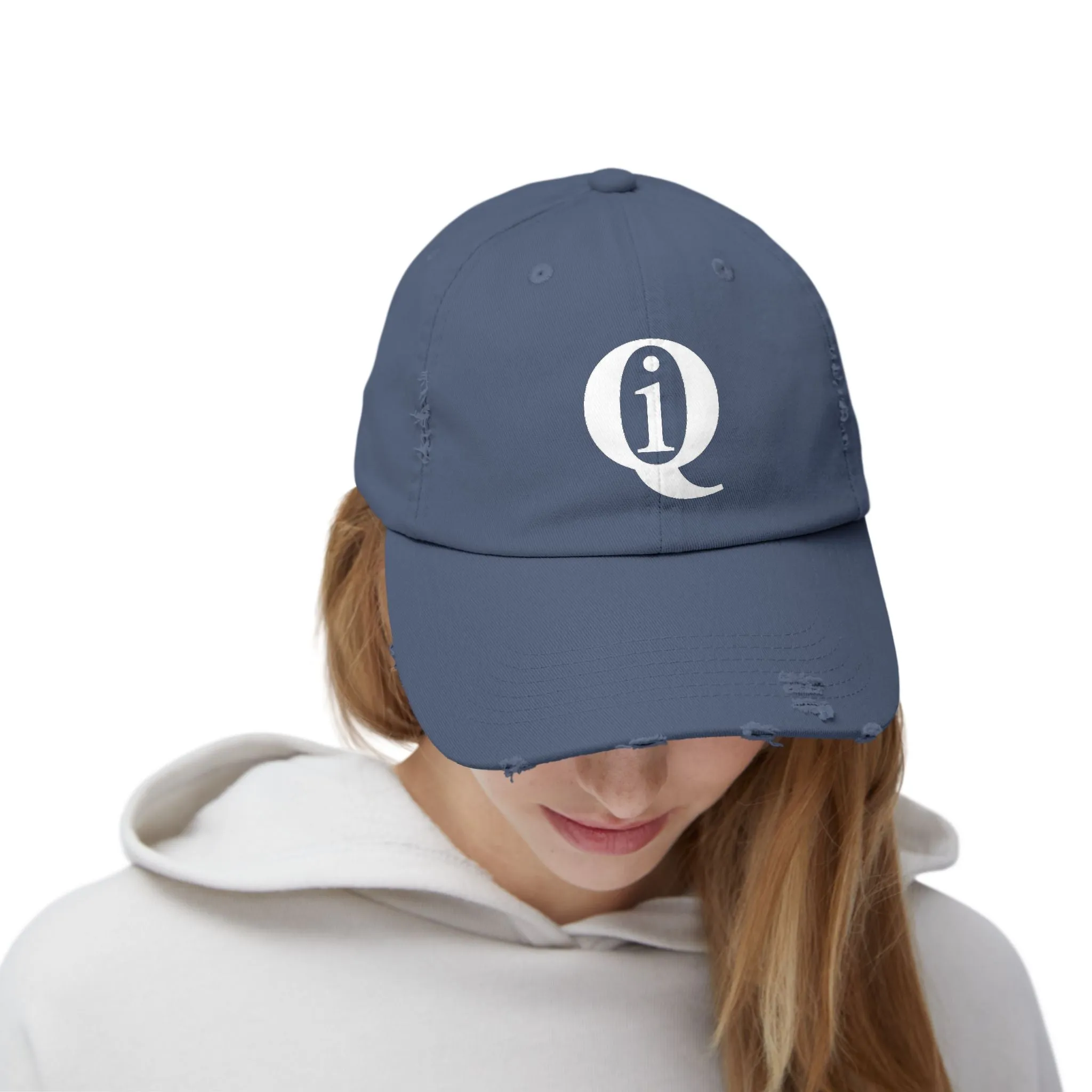 IQ Fashion | Unisex Distressed Cap