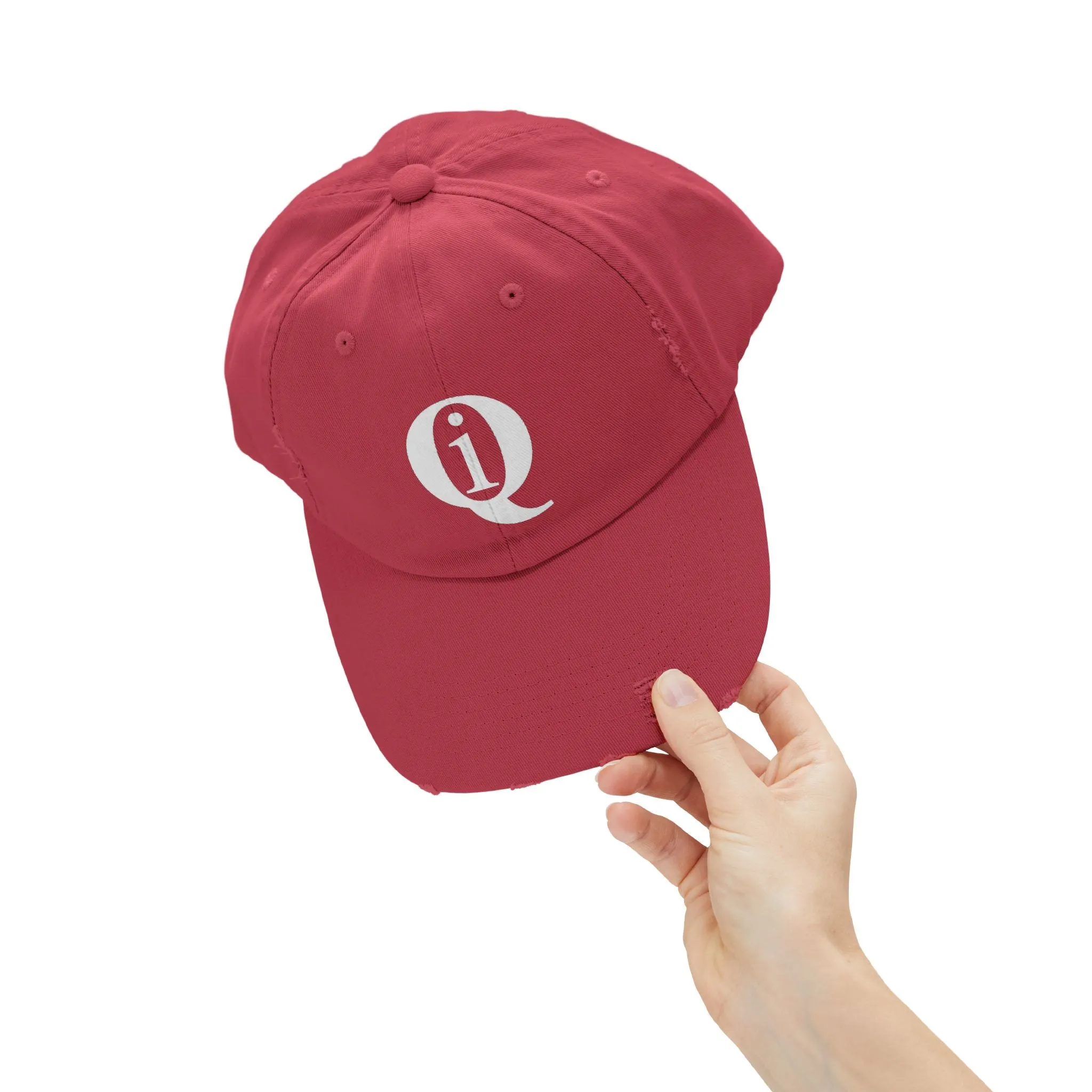 IQ Fashion | Unisex Distressed Cap
